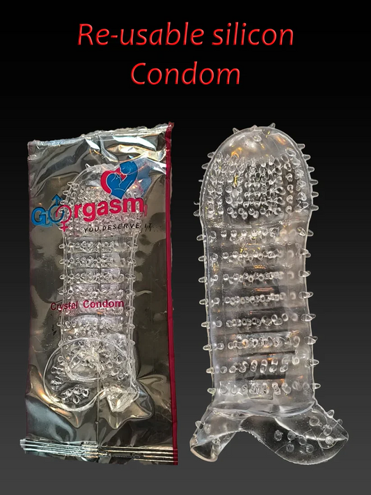 Soft Silicone Condoms - Spike Reusable Condoms - Washable Condoms